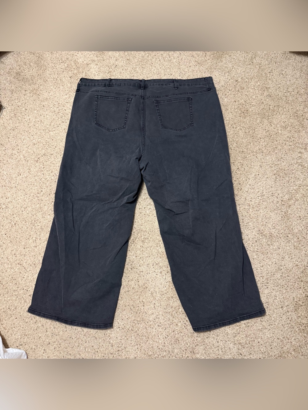 Torrid wide leg black jeans (size 26)